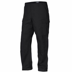 LA Police Gear‎ BDU Tactical Pants With Zipper Black Mens Sz Large Reg 39/32.5